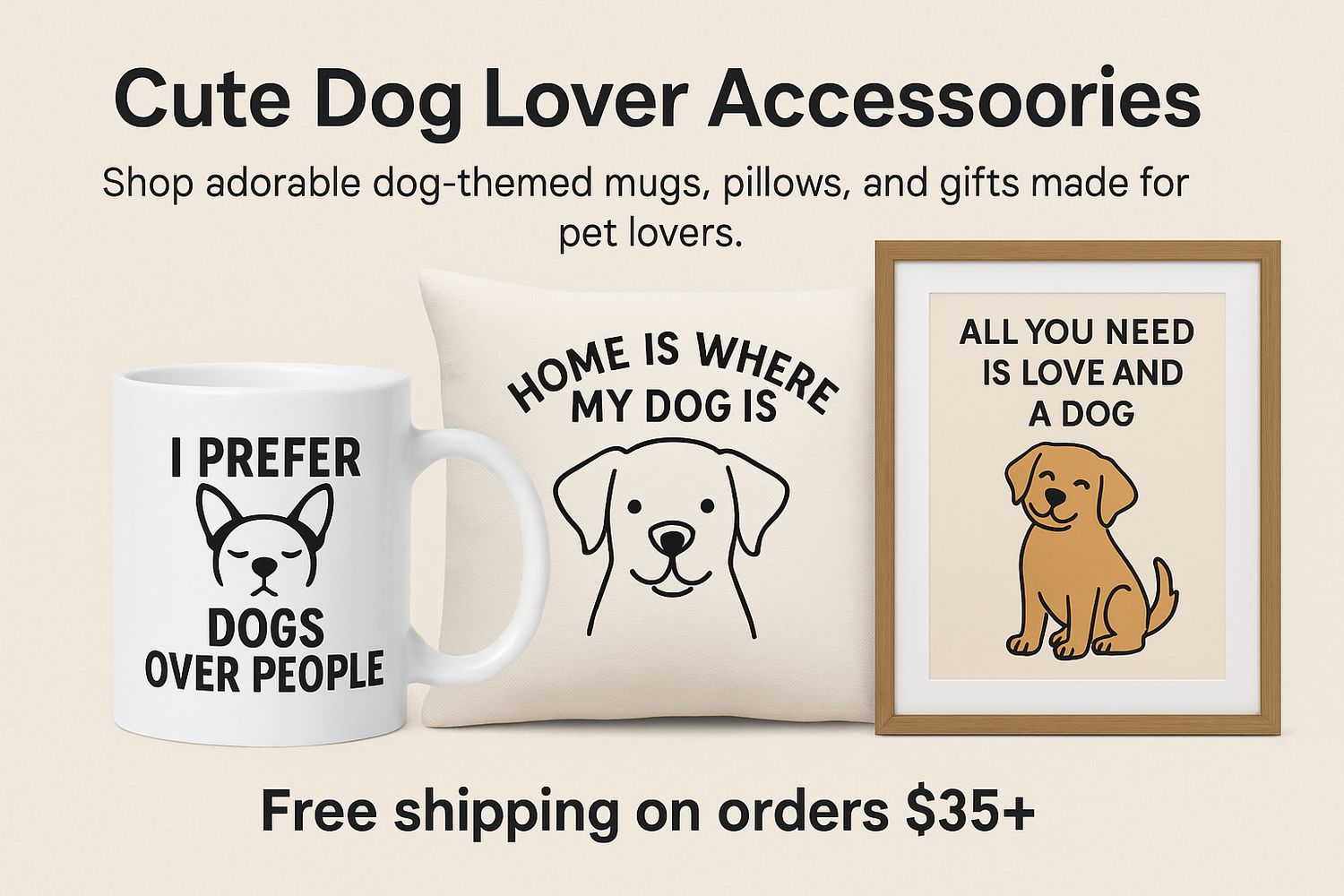 Cute Dog Lover Accessories | Mugs, Pillows & More – MyFureverTee