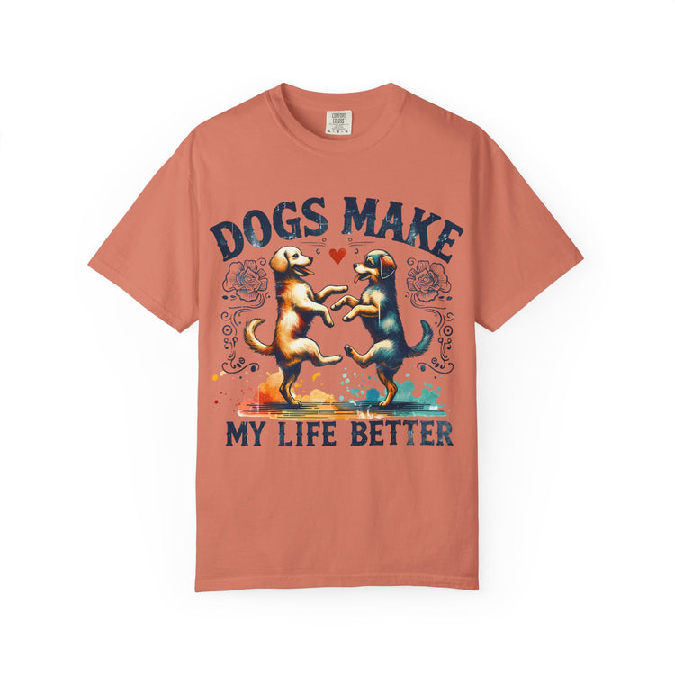 Unisex Garment-Dyed T-Shirt - Perfect Gift for Dog Lovers