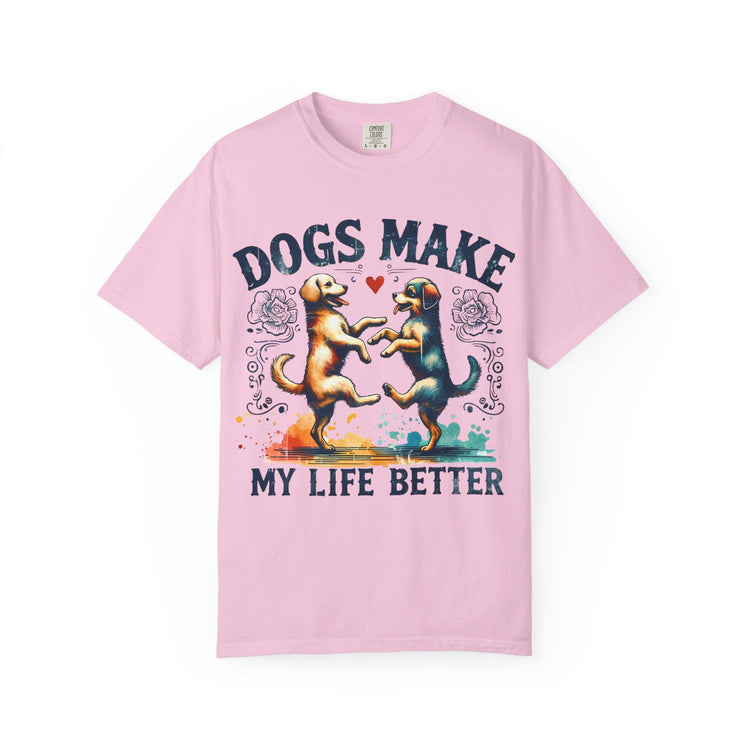 Unisex Garment-Dyed T-Shirt - Perfect Gift for Dog Lovers