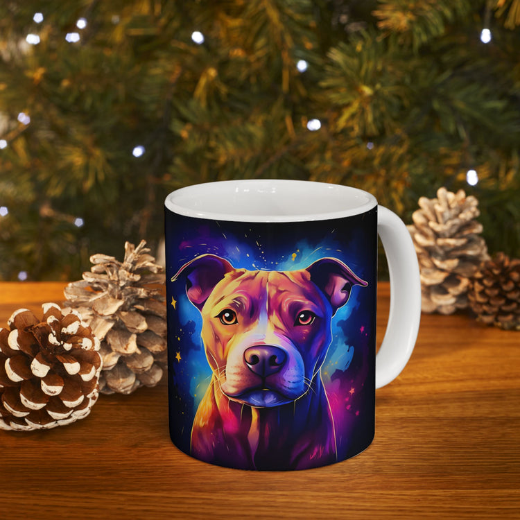 Dog Lover Mug – Adorable Puppy Print Ceramic Coffee Cup – 11oz / 15oz