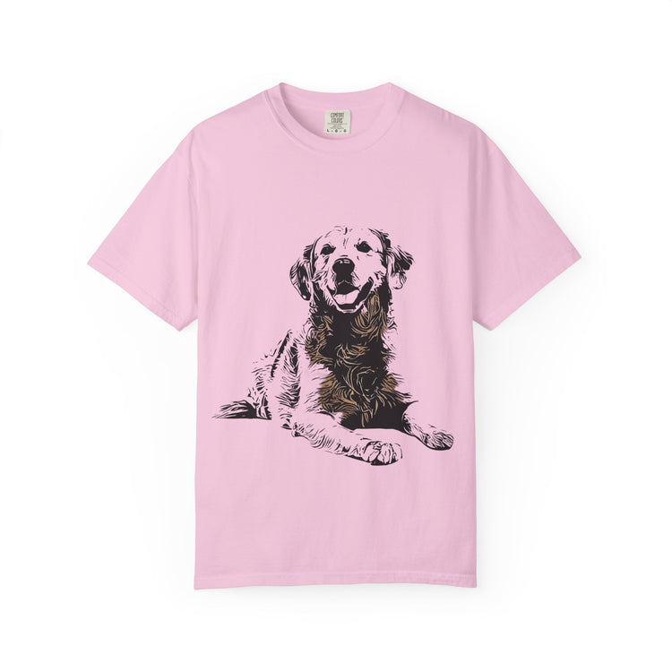 Golden Retriever Unisex Garment-Dyed T-Shirt - Perfect Gift for Dog Lovers
