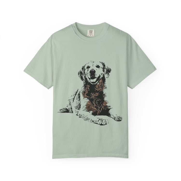 Golden Retriever Unisex Garment-Dyed T-Shirt - Perfect Gift for Dog Lovers