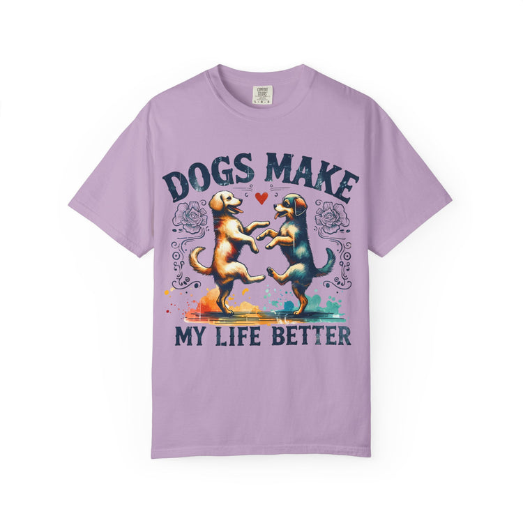 Unisex Garment-Dyed T-Shirt - Perfect Gift for Dog Lovers