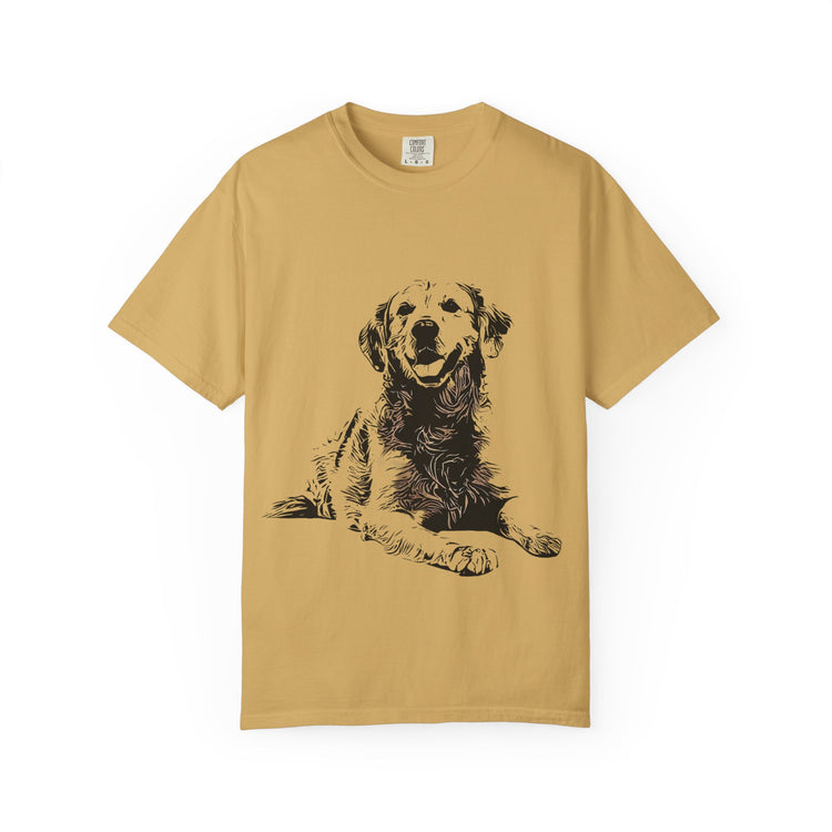 Golden Retriever Unisex Garment-Dyed T-Shirt - Perfect Gift for Dog Lovers