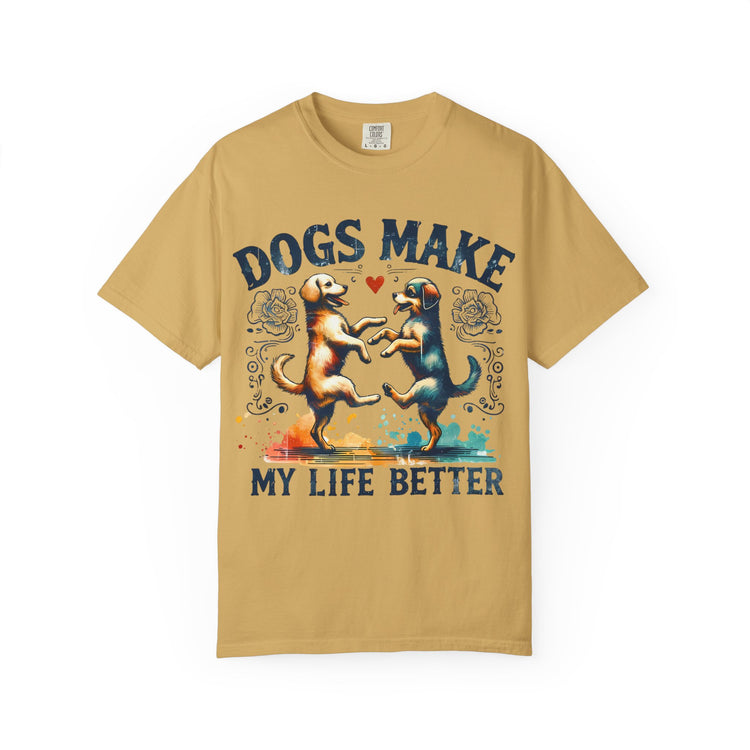 Unisex Garment-Dyed T-Shirt - Perfect Gift for Dog Lovers
