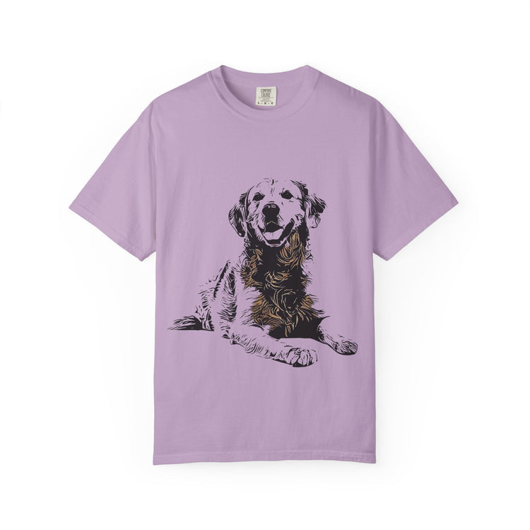 Golden Retriever Unisex Garment-Dyed T-Shirt - Perfect Gift for Dog Lovers