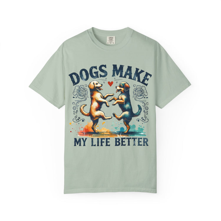 Unisex Garment-Dyed T-Shirt - Perfect Gift for Dog Lovers