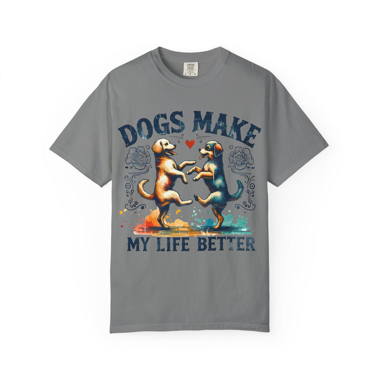 Unisex Garment-Dyed T-Shirt - Perfect Gift for Dog Lovers
